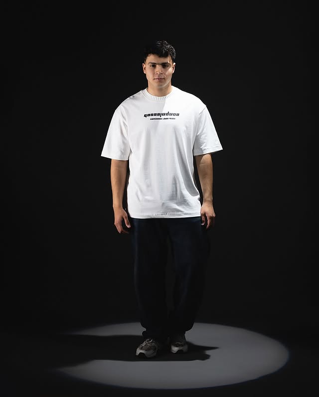 Oversized White Graphic T-Shirt